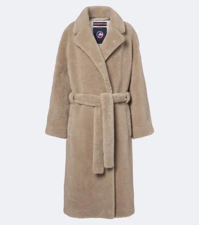 Fusalp Tyhova Wrap Coat In Neutral