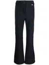 Fusalp Valentina High-waisted Flared Ski Trousers In Blue
