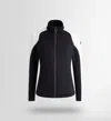 Fusalp Colour-block Ribbed-collar Ski Jacket In Black