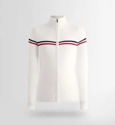 Fusalp Wengen Fiz Cardigan In White