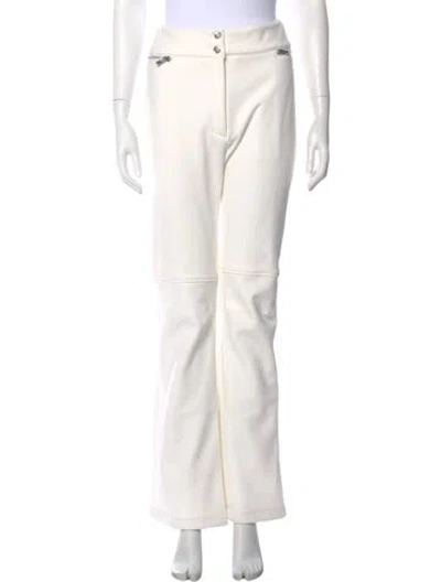Pre-owned Fusalp Wide Leg Pants In White