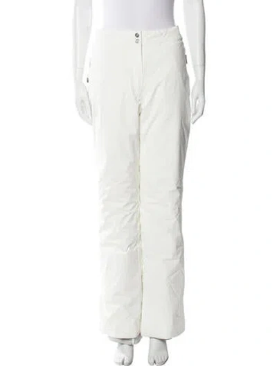 Pre-owned Fusalp Wide Leg Pants In White