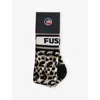 Fusalp Leopard Sock Ski Socks In Animal Print
