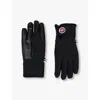 Fusalp Womens  Glacier Brand-patch Stretch-woven Gloves In Noir