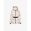 Fusalp Womens Oria Belted Hooded Regular-fit Shell-down Jacket Latte In Latte