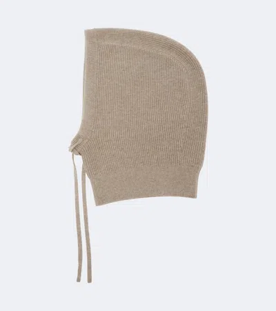 Fusalp Wool And Cashmere Balaclava In Brown