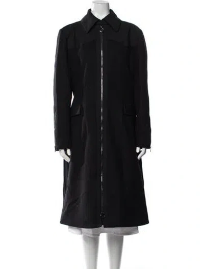Pre-owned Fusalp Wool Coat W/ Tags In Black