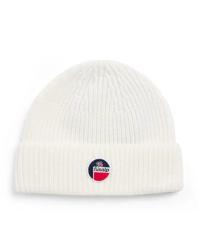 Fusalp Wool Cosmic Beanie In White
