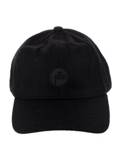 Pre-owned Fusalp Wool Logo Baseball Hat W/tags In Black