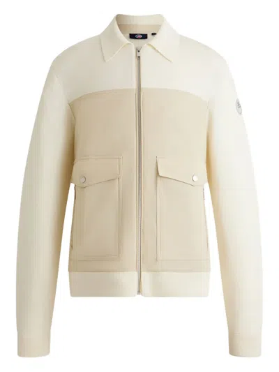 Fusalp Wool Panelled Jacket In Neutral