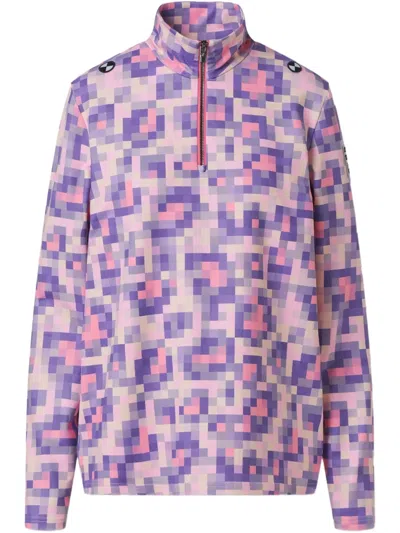 Fusalp X Crosby Studio Pixel T-shirt In Pink