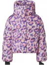 Fusalp X Crosby Studios Pixel Puffer Jacket In Rosa