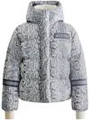 Fusalp X Swarovski Ada Puffer Jacket In Blue