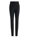Fusalp Zip-detail Jersey Leggings In Black