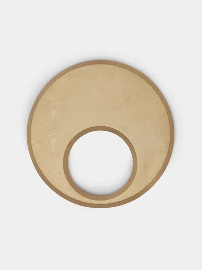 Futagami Moon Brass Trivet  Abask Luxury Gift In Neutral
