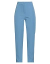 Futur3 Woman Pants Light Blue Size M Polyester, Elastane
