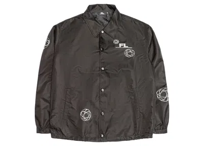 Pre-owned Futura Laboratories Men's  Coaches Jacket In Black
