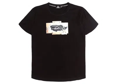 Pre-owned Futura Laboratories Men's  Stencil Tee Shirt In Black