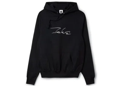 Pre-owned Futura Laboratories Men's  X Dover Street Market Fluro Rebellion Hoodie In Black