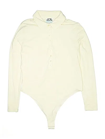 Pre-owned Future Collective Bodysuit In Ivory
