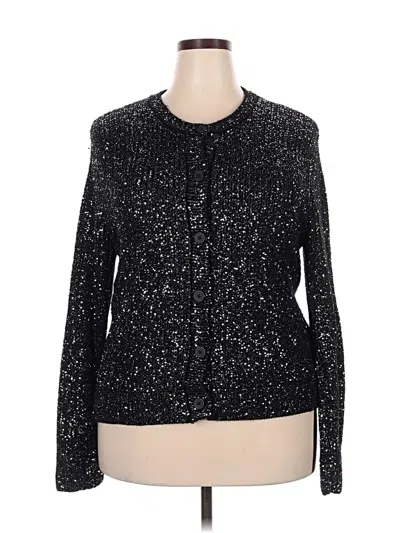 Pre-owned Future Collective Cardigan Sweater In Black