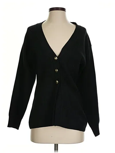 Pre-owned Future Collective Cardigan Sweater In Black