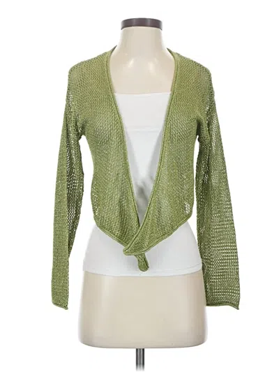 Pre-owned Future Collective Cardigan Sweater In Green