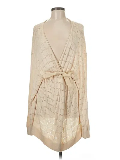 Pre-owned Future Collective Cardigan Sweater In White