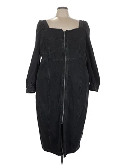 Pre-owned Future Collective Casual Dress In Black