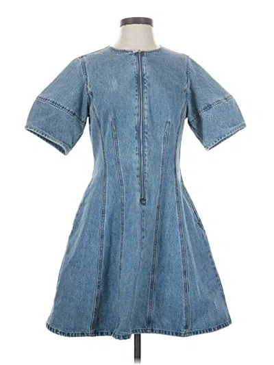 Pre-owned Future Collective Casual Dress In Blue