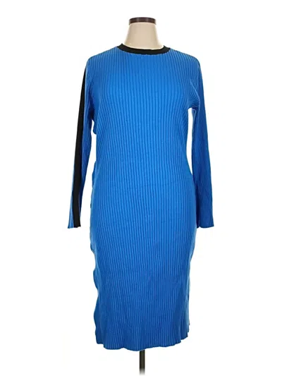 Pre-owned Future Collective Casual Dress In Blue
