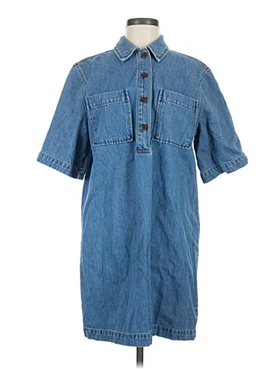 Pre-owned Future Collective Casual Dress In Blue