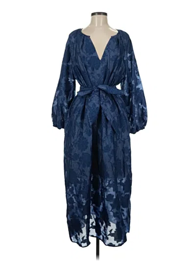 Pre-owned Future Collective Casual Dress In Blue