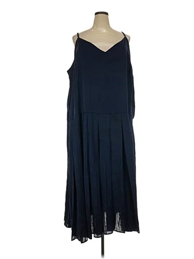 Pre-owned Future Collective Casual Dress In Blue