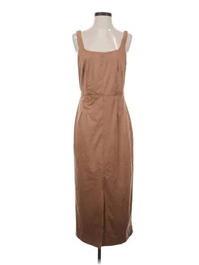 Pre-owned Future Collective Casual Dress In Brown