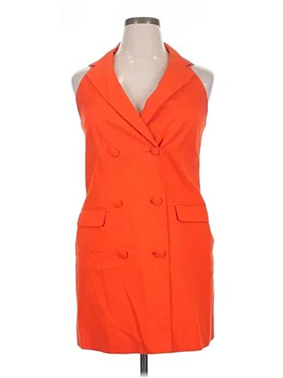 Pre-owned Future Collective Casual Dress In Orange