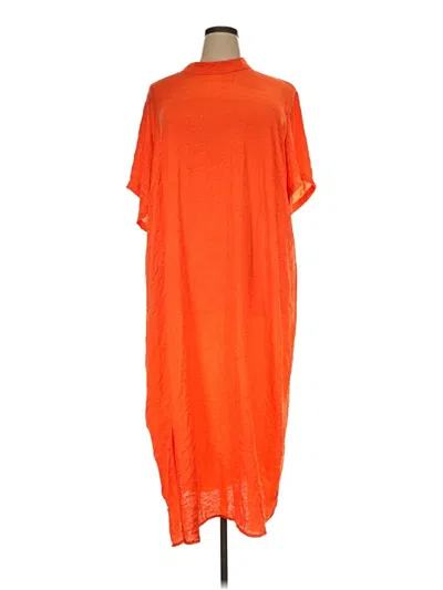 Pre-owned Future Collective Casual Dress In Orange
