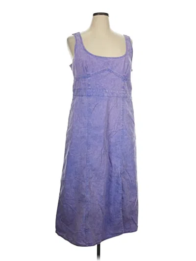 Pre-owned Future Collective Casual Dress In Purple