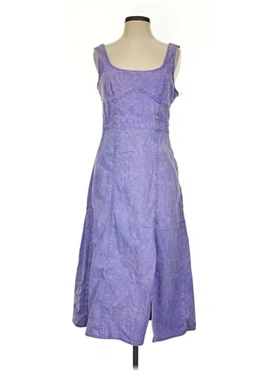 Pre-owned Future Collective Casual Dress In Purple