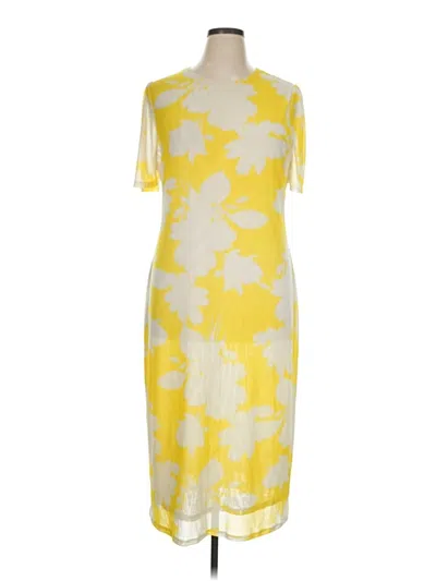 Pre-owned Future Collective Casual Dress In Yellow