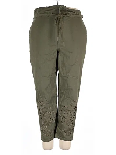 Pre-owned Future Collective Casual Pants In Green