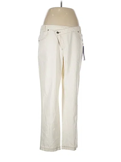 Future Collective Casual Pants In Ivory