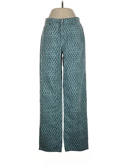 Pre-owned Future Collective Casual Pants In Teal