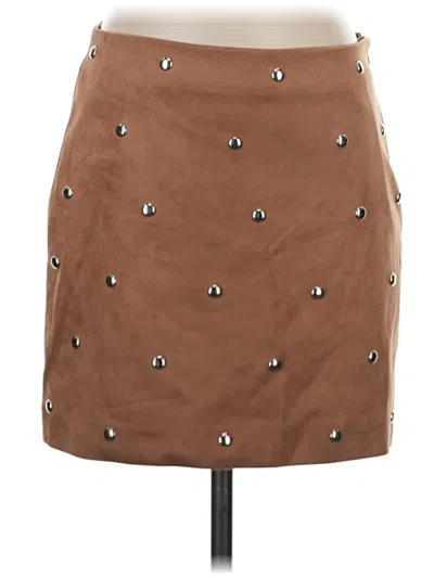 Pre-owned Future Collective Casual Skirt In Brown