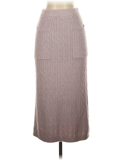 Pre-owned Future Collective Casual Skirt In Gray