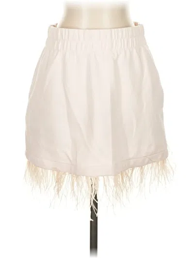 Pre-owned Future Collective Casual Skirt In Ivory