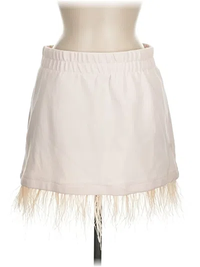 Pre-owned Future Collective Casual Skirt In Ivory