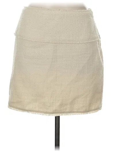 Pre-owned Future Collective Casual Skirt In Ivory