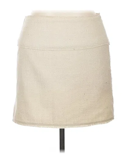 Pre-owned Future Collective Casual Skirt In Ivory