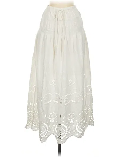 Pre-owned Future Collective Casual Skirt In Ivory